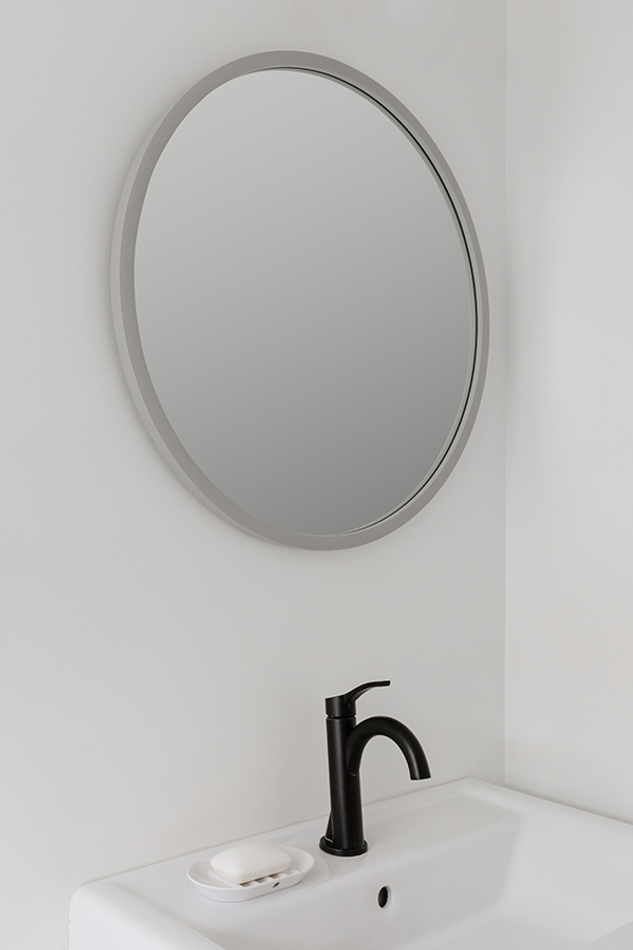 Зеркало настенное Hub D61 см серое, Umbra