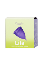 Гигиеническая менструальная чаша фиолетовая S