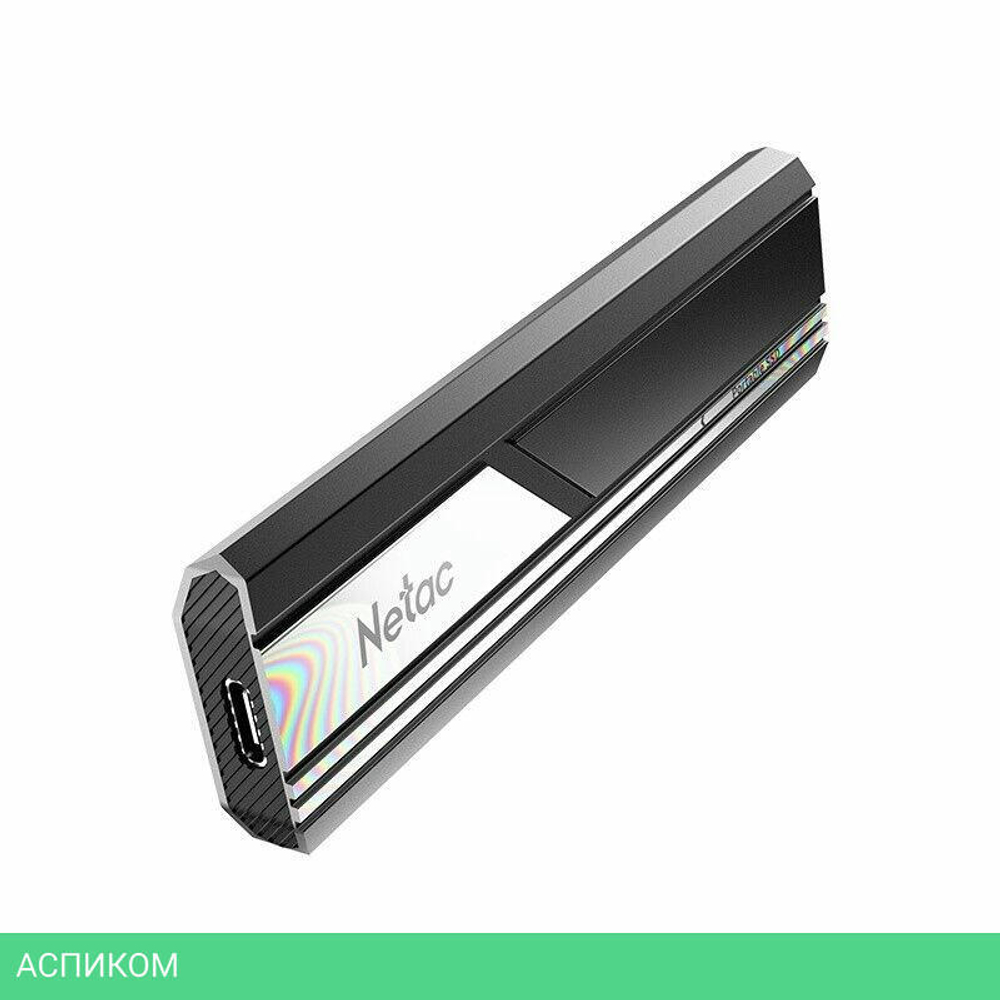 Внешний накопитель Netac ZX10 USB-C 1TB черный (NT01ZX10-001T-32BK)