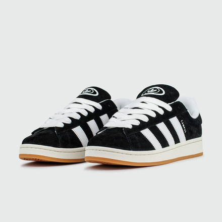 Кроссовки Adidas Campus 00s Black White with Fur