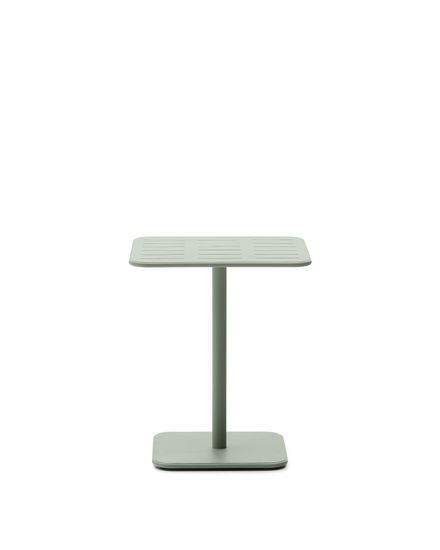 Уличный стол Brai из оцинкованной стали бирюзового цвета 70 x 70 см