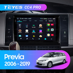 Teyes CC4 Pro 9" для Toyota Previa 2006-2019