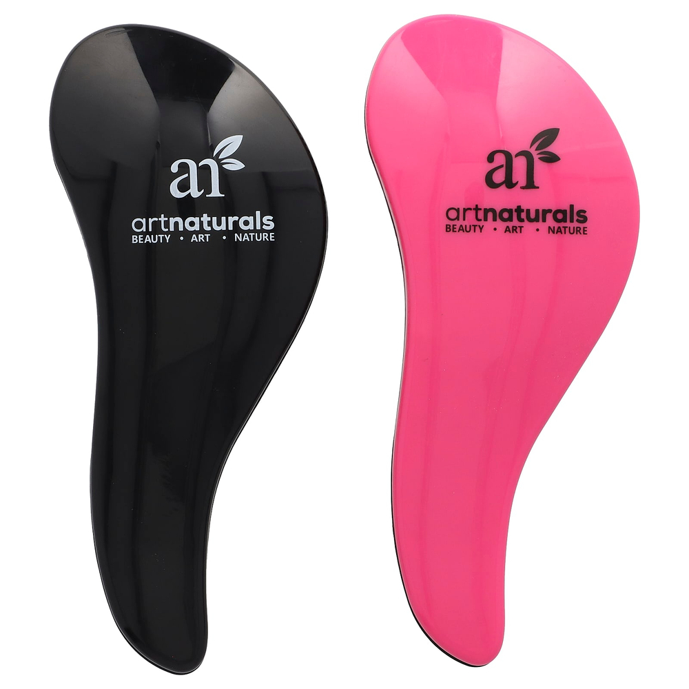 artnaturals, Расческа для легкого расчесывания волос, 2 штуки