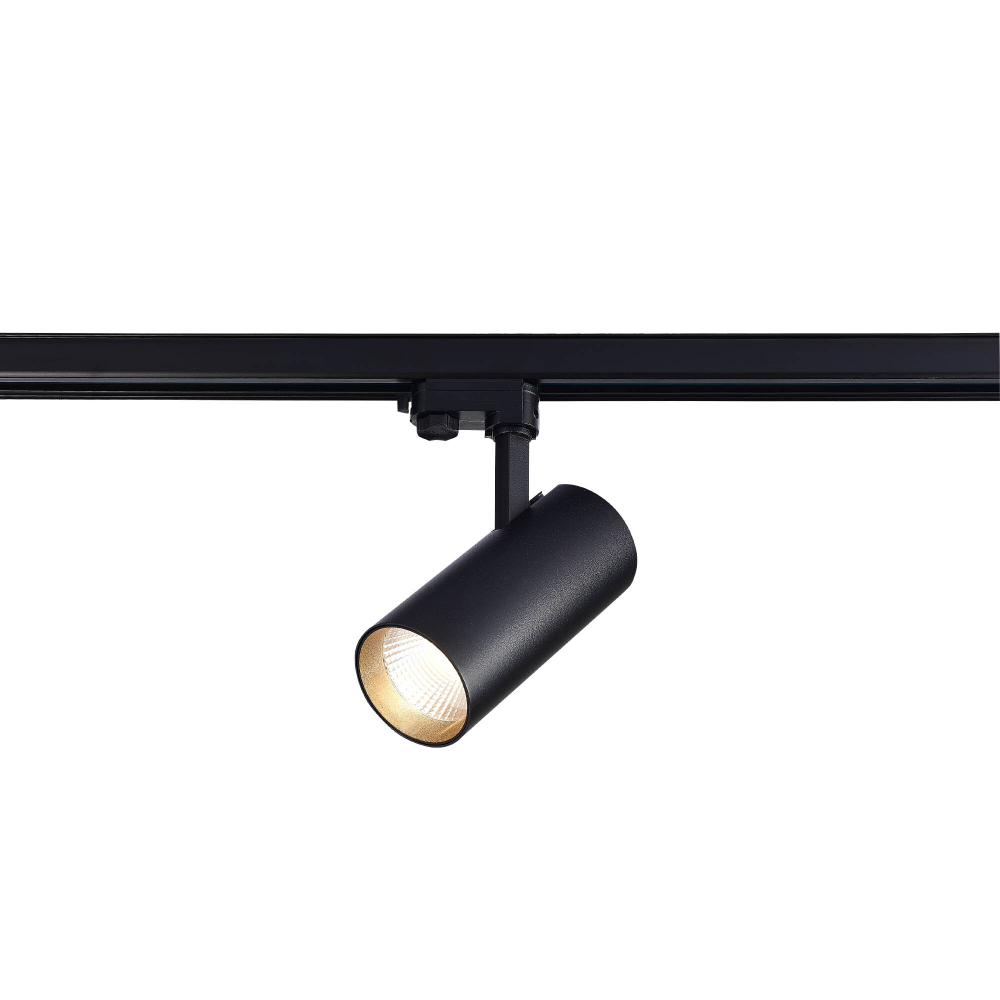 ST661.436.40 Св-к трек. Черный LED 1*40W 3000K 3 200Lm Ra&gt;90 38° IP20 L190xW85xH265 165-265V Трехфазная трековая система