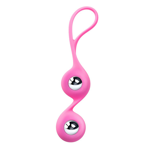 Розовые вагинальные шарики 1,9см ToyFa L'eroina Futa 564007