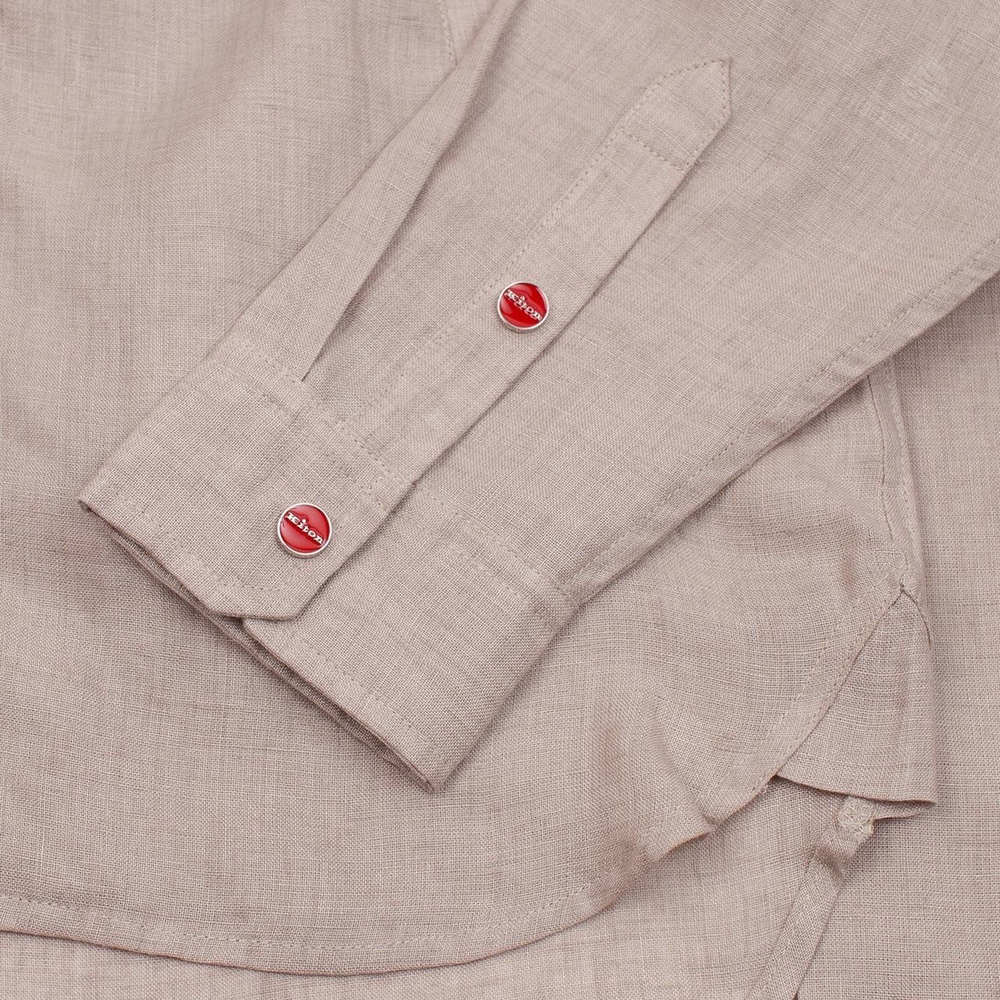 Льняной костюм Kiton