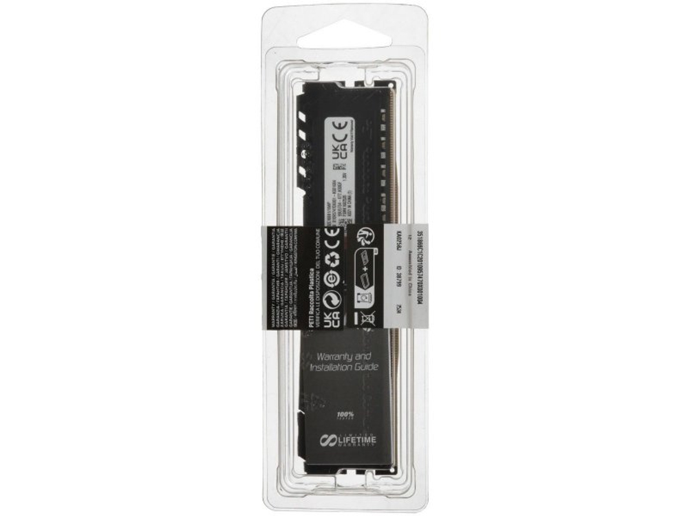 Оперативная память Kingston KF432C16BB1/16WP, DDR4 1х 16ГБ 3200 МГц, DIMM, RTL