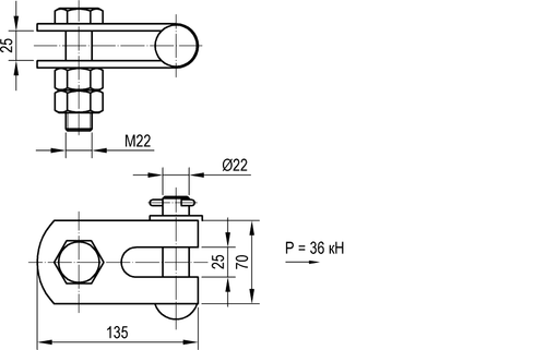Скоба анкеровочная