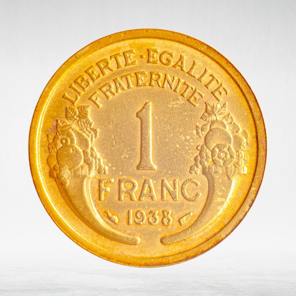 France, 1 Franc 1938, XF