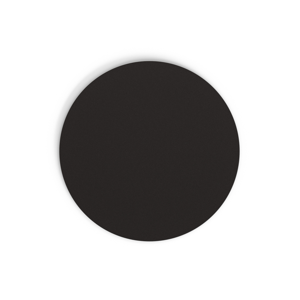 Круглая столешница для сада Tiaret, черная, Ø 68