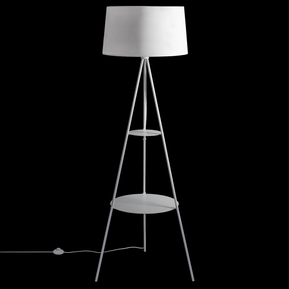 Citilux Рейнер CL806020 Торшер со столиком Белый