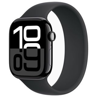 Apple Watch Series 10 GPS 46mm Jet Black Aluminium Case with Black Sport Band