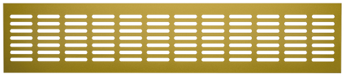 Решетка переточная алюминиевая с анодированным покрытием 480x100, Сhampagne 4810DP Al Сhampagne