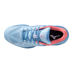 Женские теннисные кроссовки Mizuno Wave Exceed Light Clay Court Shoe Women - Blue, Coral