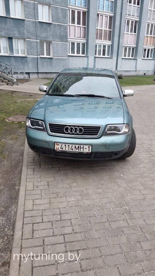 Передние фары led tube lights black для Audi A6 C5