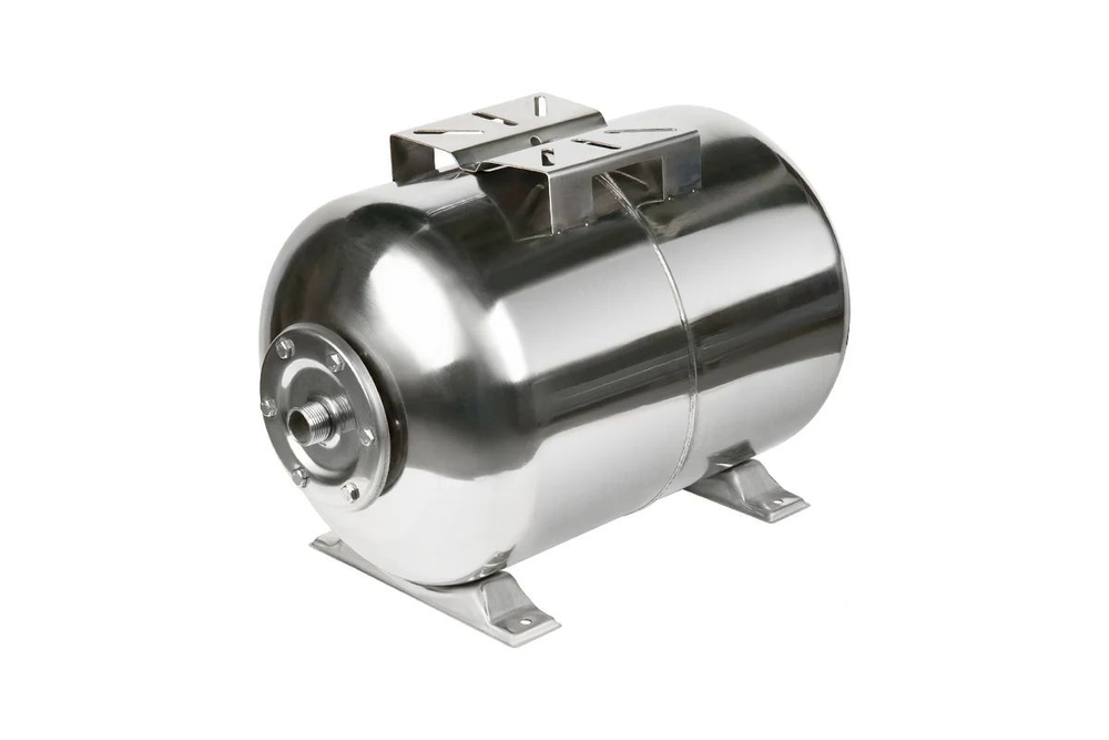 Гидроаккумулятор 80л (гор.) нерж.сталь,мембрана EPDM UNIPUMP