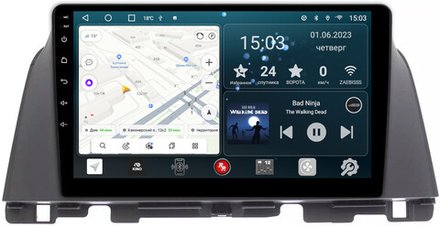 Магнитола для KIA Optima 2016-2020 (полная поддержка кнопок снизу, кругового обзора) - Redpower 097 Android 10, ТОП процессор, 6Гб+128Гб, CarPlay, SIM-слот