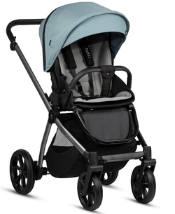 Детская коляска Tutis Mio 3 Plus Essential 3 в 1 с автокреслом Elo Lux EduSky Black 1502243 Turquoise