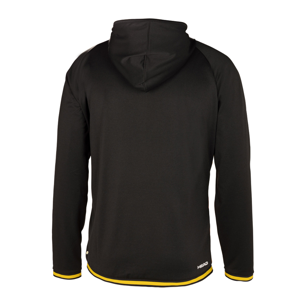 Мужская кофта теннисная HEAD DTB Topspin Hoody Men - Black, Multicoloured
