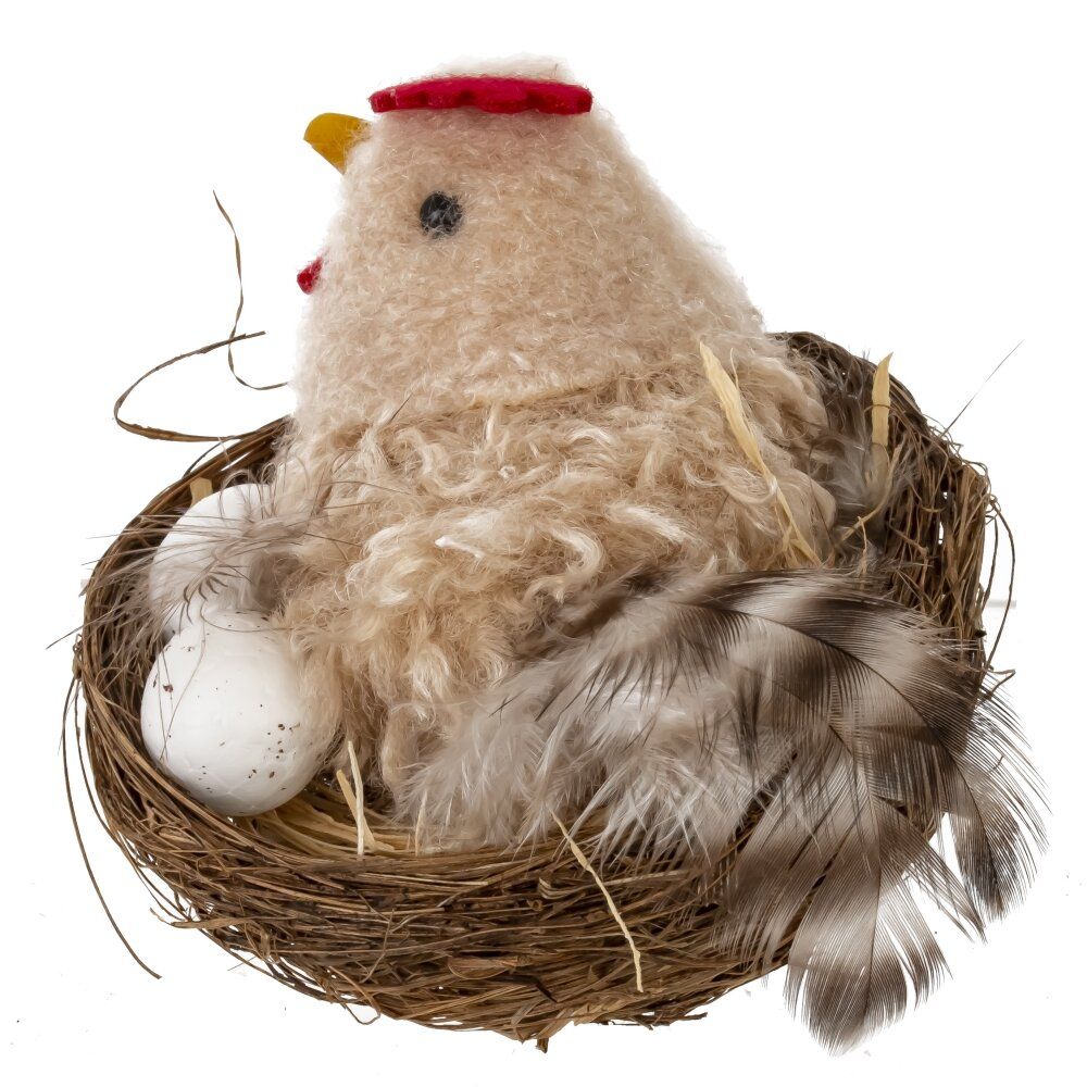 GAEM Изделие декоративное "Гнездо пасхальное" (блок 6шт), L7 W7 H7 см, 3в.