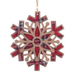 GAEM Украшение новогоднее "Снежинка", L15 W0,5 H15 см, 3в.