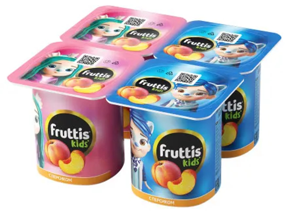 Fruttis Kids 2,5% Персик 110г