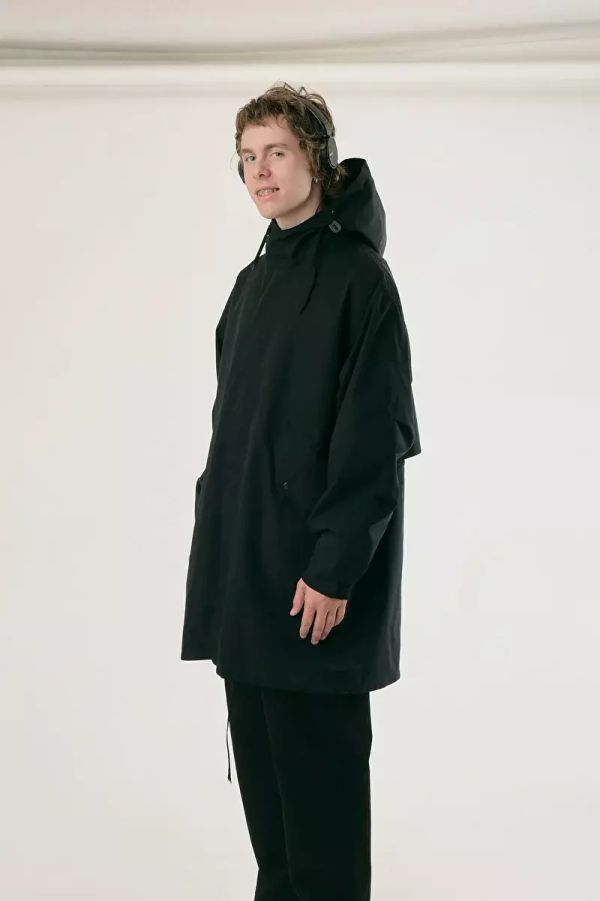 Парка Мужская Черная - фото 1