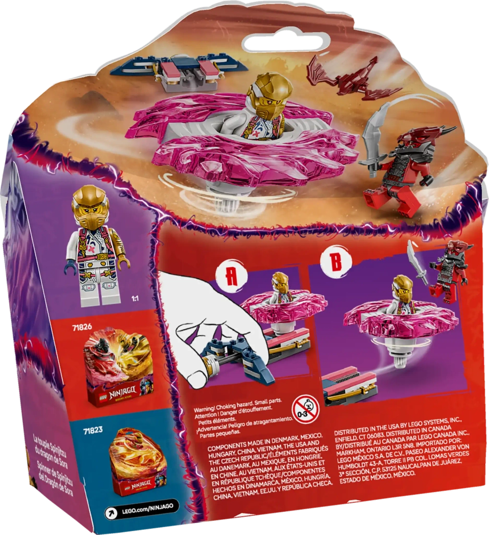 Конструктор LEGO Ninjago 71824 Дракон Сора спиннер Кружитцу