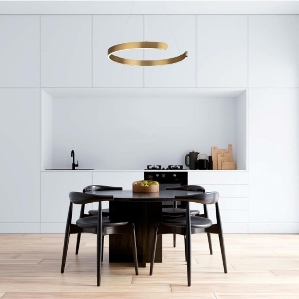 6535/43L LEDIO LN26 266 латунь Светильник подвесной LED 43W  3000/4000/6000К 220V INDIE