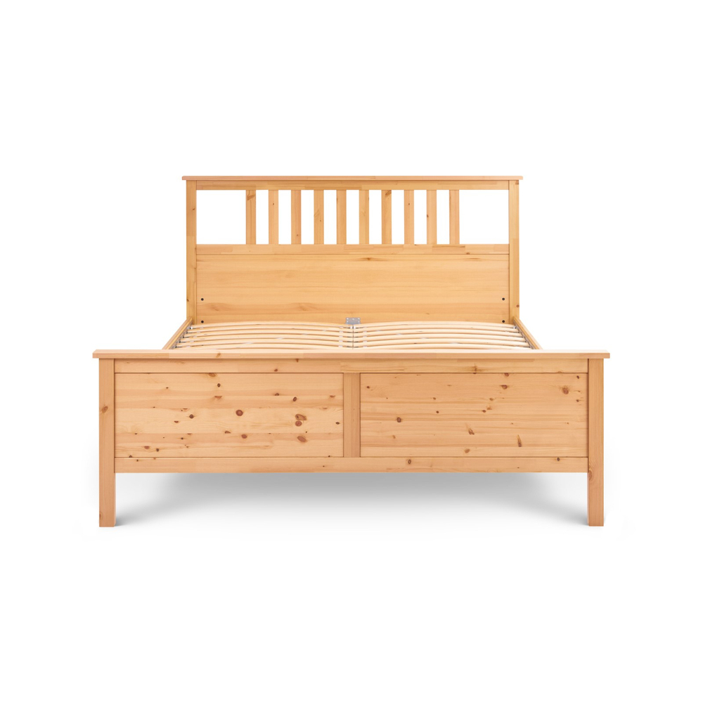 Двуспальная кровать, КЫМОР (HEMNES), 180х200 см, светло-коричневый