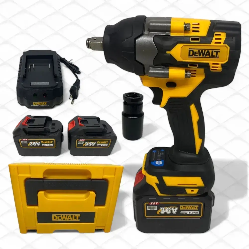 Гайковерт DEWALT ударный бесщеточный аккумуляторный 700 ньютон 2 АКБ