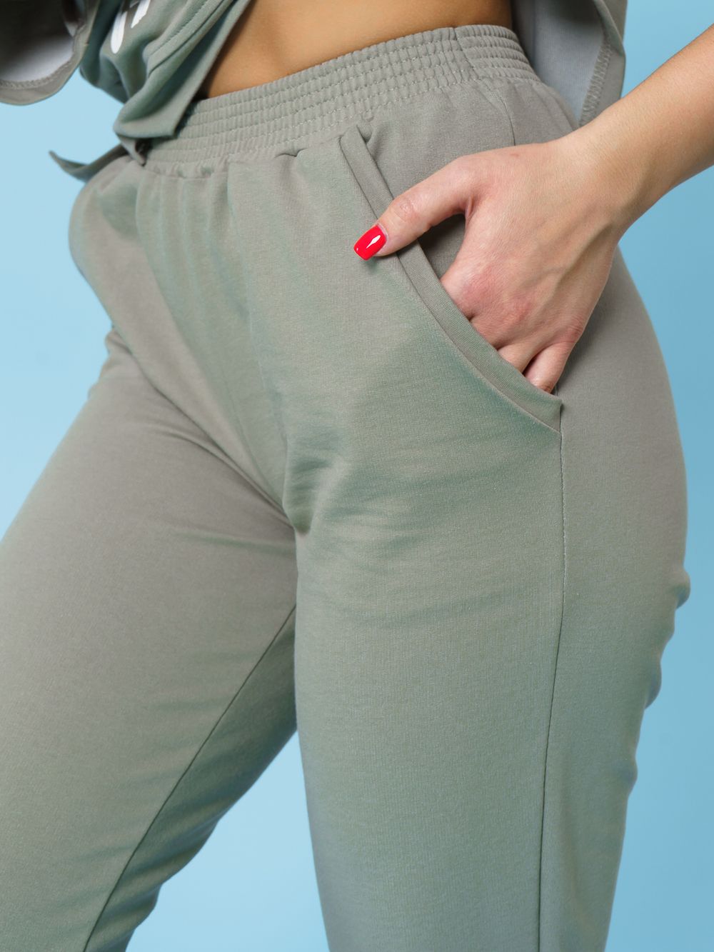 866 Костюм "Св.олива" SveTekst (Акция)