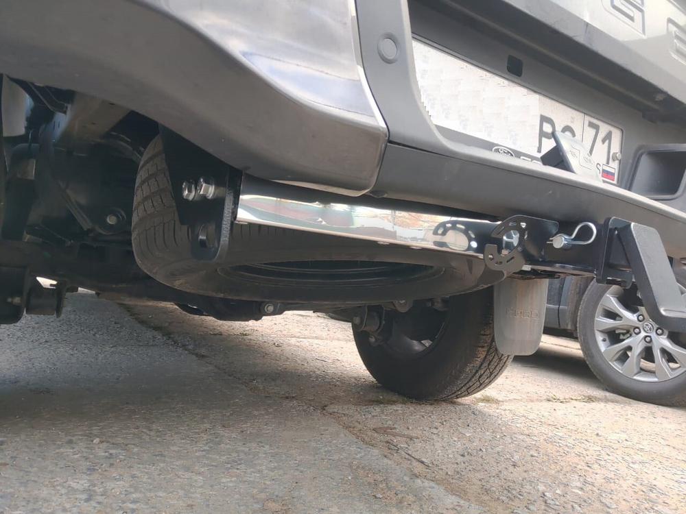 Фаркоп под квадрат для Ford Ranger T6.2, c 2022г., Бизон.FA 0550-E(N)