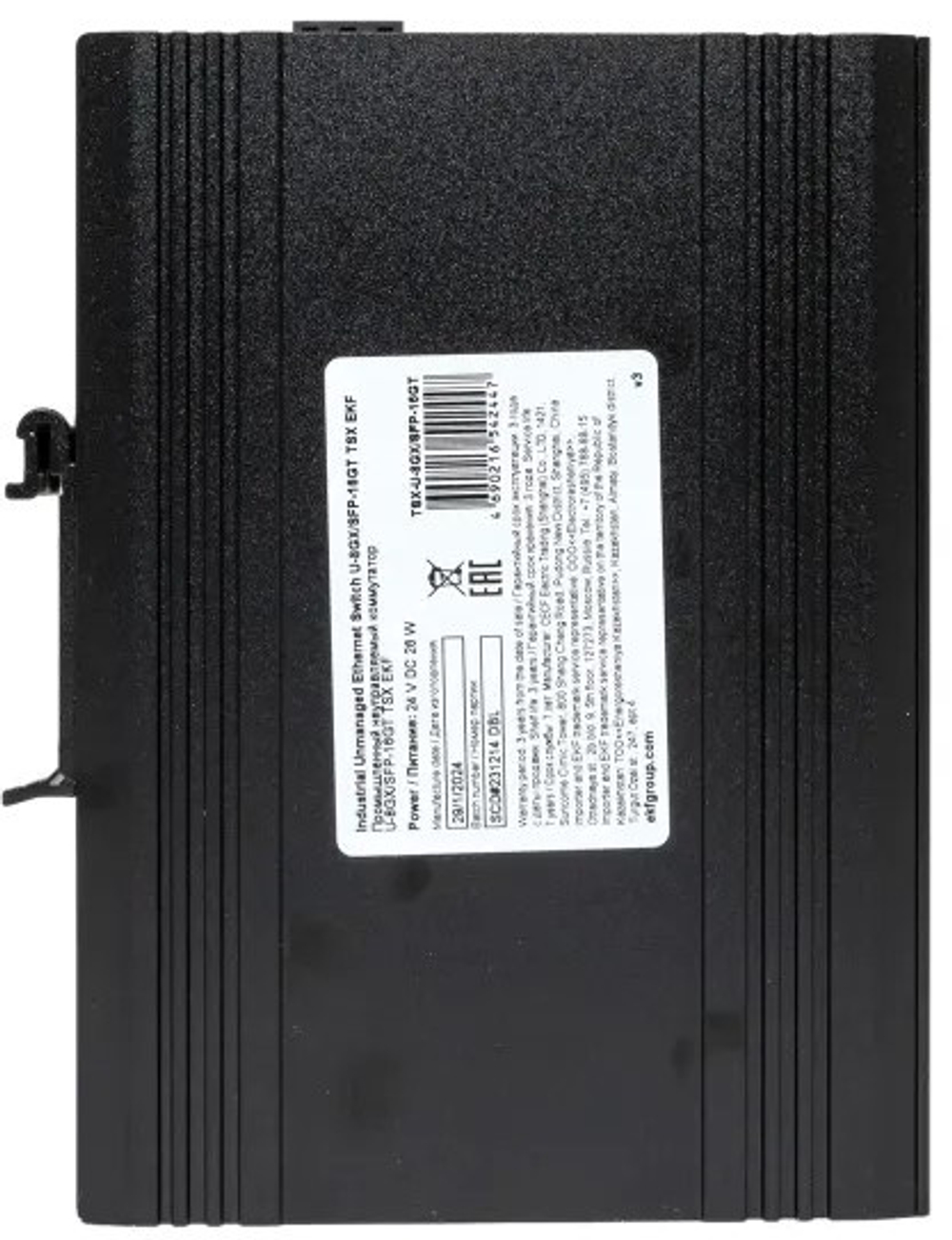 Коммутатор промышленный неуправляемый EKF TSX-U-8GX/SFP-16GT