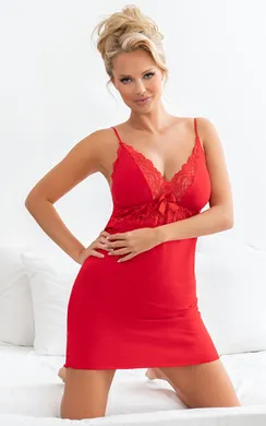 Ally nightdress Red