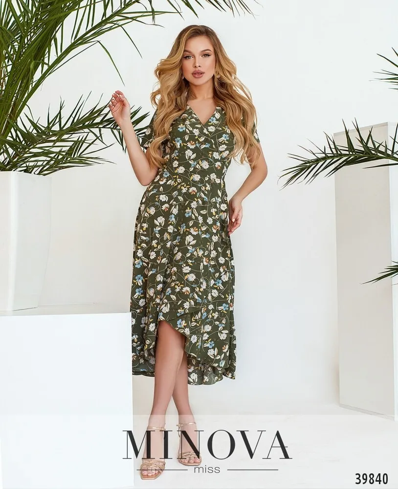 Платье 3152-оливка Minova