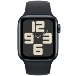 Apple Watch SE 2023, 44 мм, алюминий цвета "тёмная ночь", Midnight Sport Band