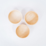 Набор маленьких деревянных чаш Art of Siberia из сибирского кедра 3 шт. TN8