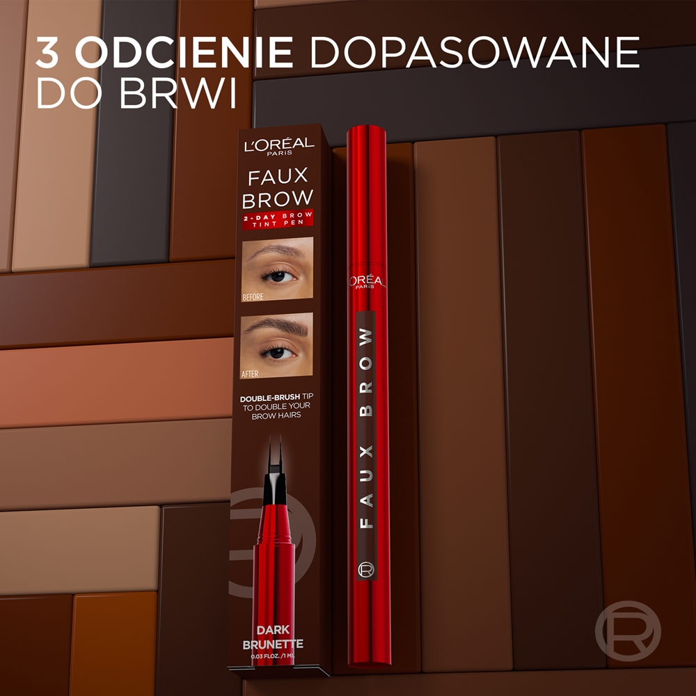 L’Oreal Paris Infaillible Faux Brow - Карандаши для бровей оттенок Dark Bruentte, 1 ml