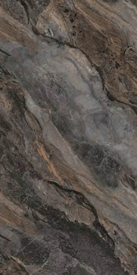 Керамогранит Hong Kong Marble Brown Gold Glitter