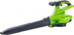 Воздуходув-садовый пылесос аккумуляторный GREENWORKS GD40BVK4 40V 2406907UB