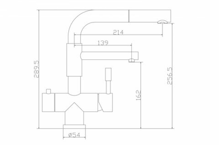 Смеситель Zorg SZR-3216 BRONZE