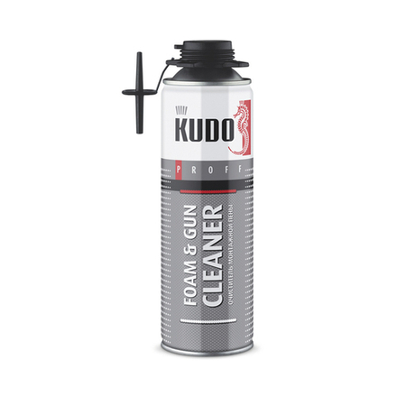 Очиститель монтажной пены Kudo Proff Foam&Gun cleaner, 650 мл