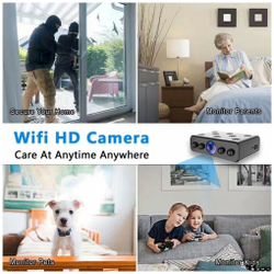 Мини Wi-Fi камера XPX W12 - 1080P Full HD - USB - ночное видение - датчик движения - поддержка TF карты