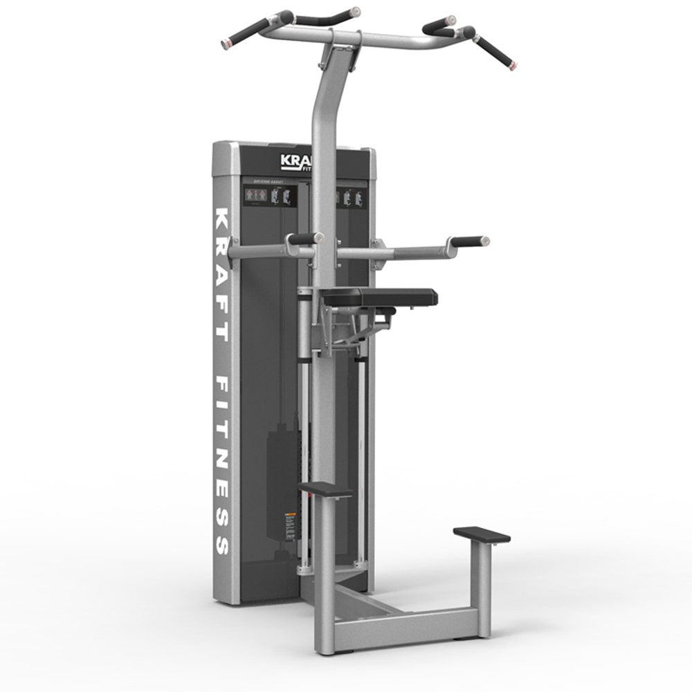 Подтягивание/Отжимание с помощью (Гравитрон) KRAFT Fitness KFADCA