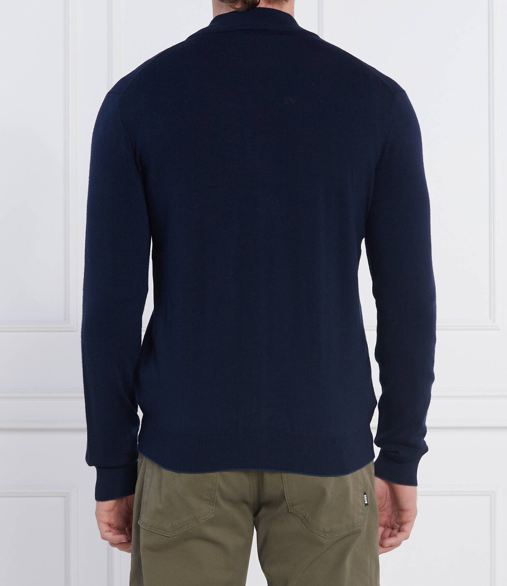 Хлопковый свитер Aeronautica Militare - темно-синий(MA1390L415)