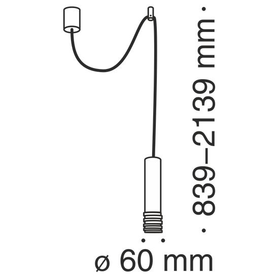 Подвесной светильник Technical P025PL-01W
