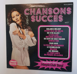 Винтажная виниловая пластинка LP Manolo Club Band Chansons Succes Vol. 2 (France 1975)