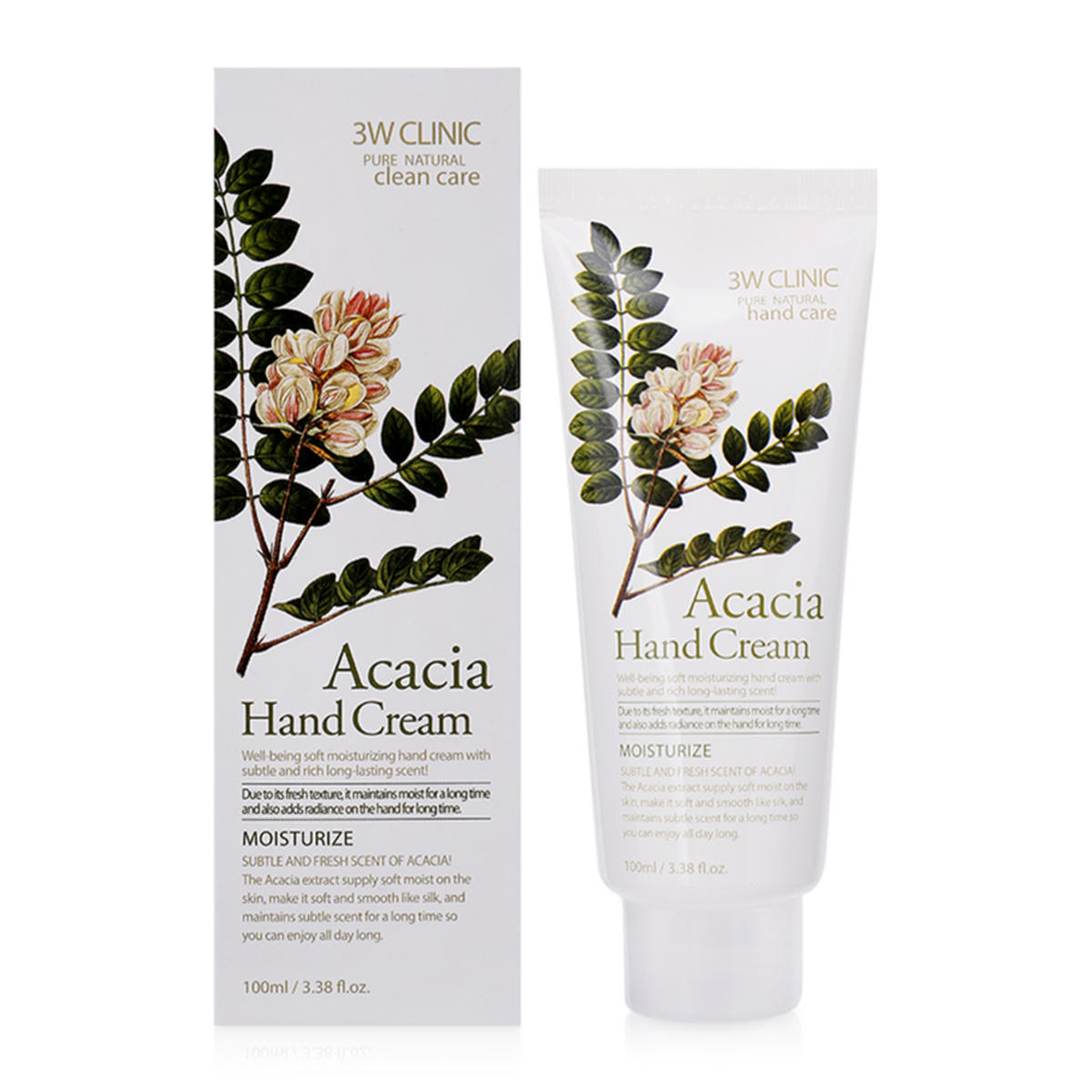 Увлажняющий крем для рук с экстрактом акации 3W Clinic Moisturizing Hand Cream (acacia) (100 мл)