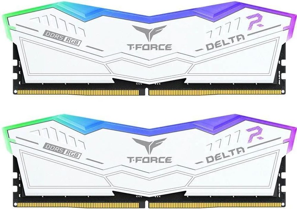 Оперативная память T-Force Delta RGB DDR5 серии 6400 / 6600 / 7200 МГц 32 ГБ